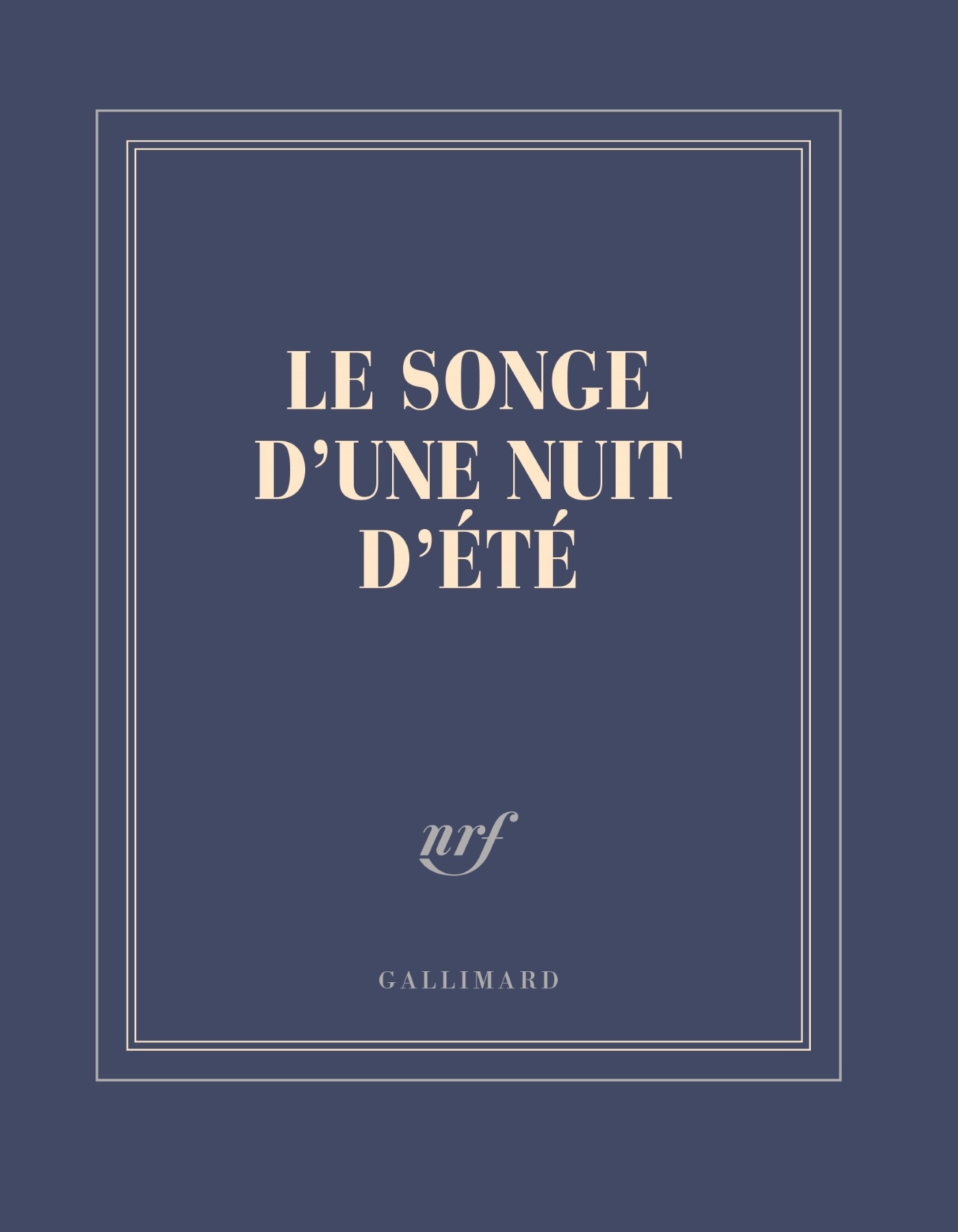 GALLIMARD Carnet carré couleur - Le songe d'une nuit d'été
