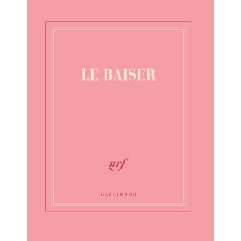 GALLIMARD Carnet Carre Ligné Rose "Le Baiser"