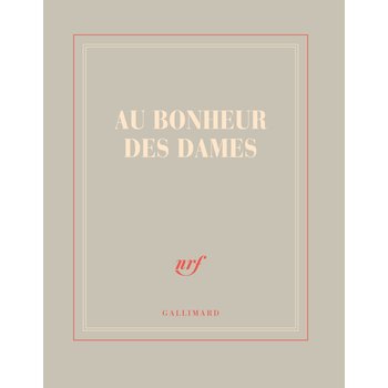 GALLIMARD Carnet carré couleur - Au bonheur des dames