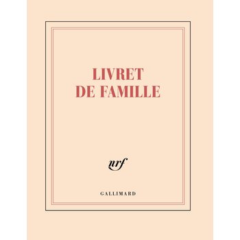 GALLIMARD Carnet Carre Ligne "Livret De Famille"