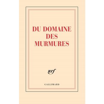 GALLIMARD Carnet - Du domaine des murmures
