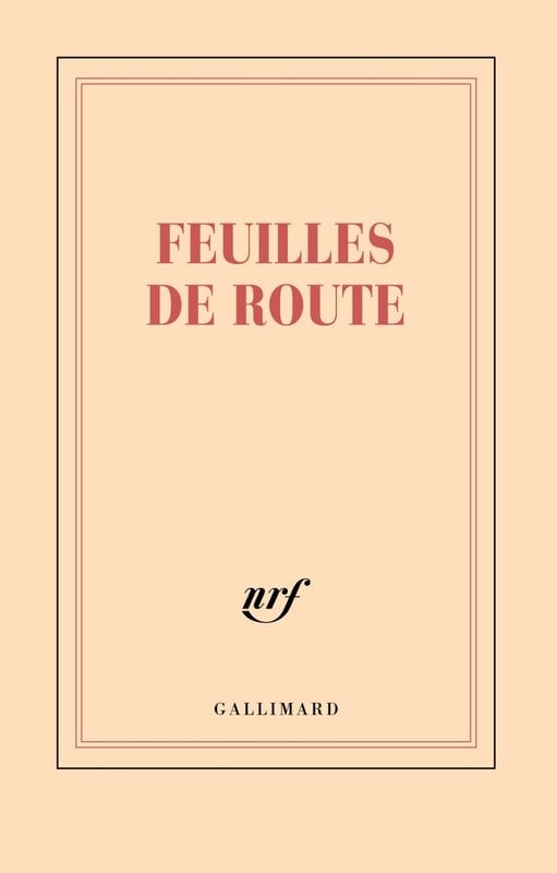 GALLIMARD Carnet - Feuilles de route