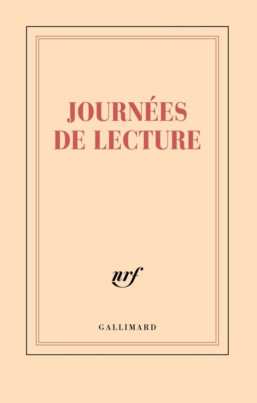 GALLIMARD Carnet - Journées de lecture