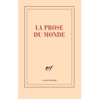 GALLIMARD Carnet Ligne "La Prose Du Monde"
