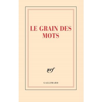 GALLIMARD Carnet Ligne "Le Grain Des Mots"