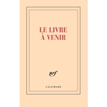 GALLIMARD Carnet Ligné "Le Livre À Venir"