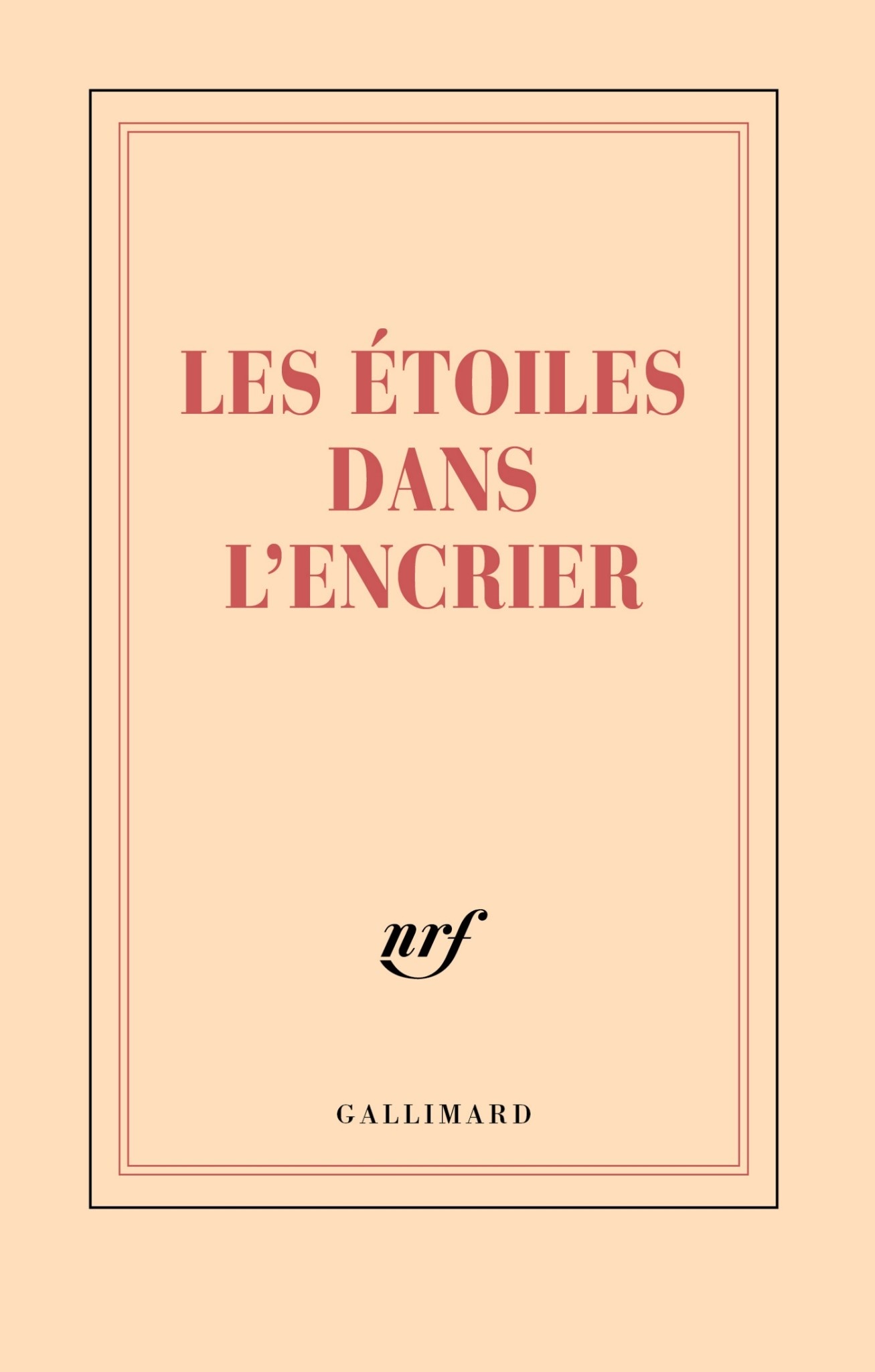 GALLIMARD Carnet - Les étoiles dans l'encrier