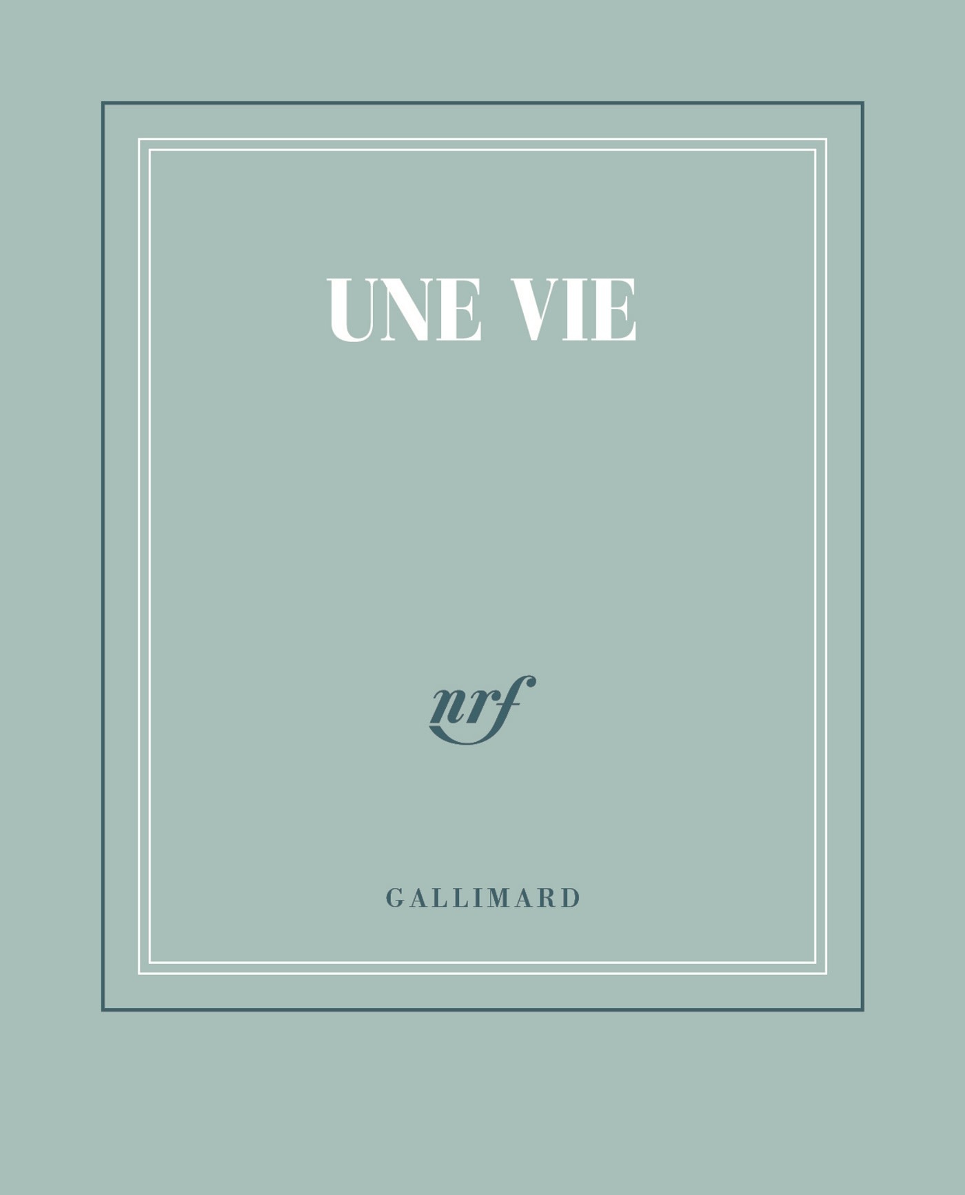 GALLIMARD Carnet poche couleur - Une vie