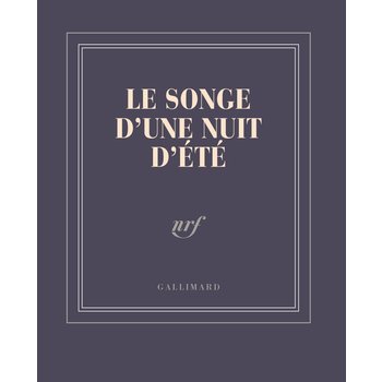 GALLIMARD Carnet Poche Ligné Bleu Marine "Le Songe D'Une Nuit D'Eté"