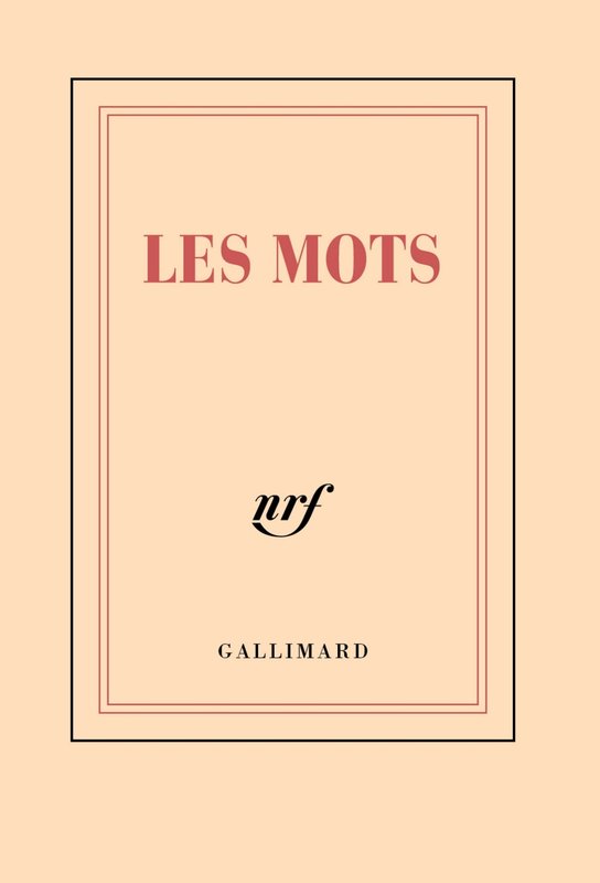 GALLIMARD Carnet Poche Ligne "Les Mots"