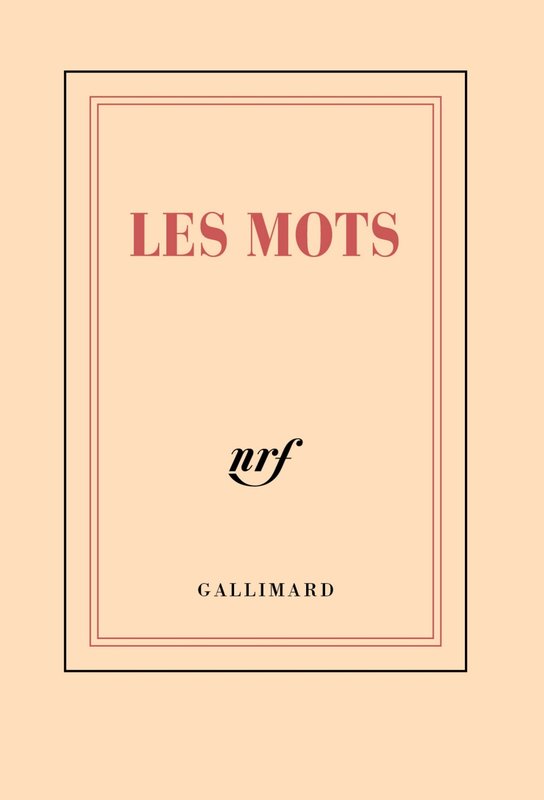 GALLIMARD Carnet Poche Ligné "Les Mots"