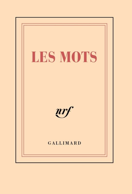 GALLIMARD Pocket notebook Line "Les Mots