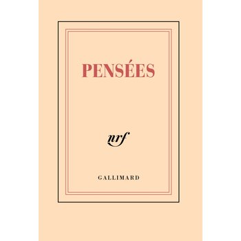 GALLIMARD Carnet poche - Pensées