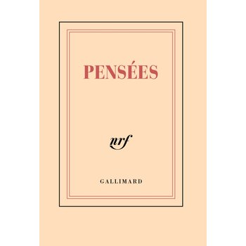 GALLIMARD Pocket Notebook Line "Thoughts