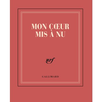GALLIMARD Carnet poche couleur - Mon cœur mis à nu