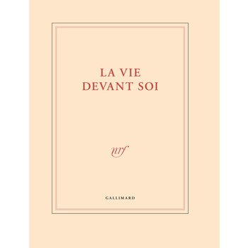GALLIMARD Large Notebook "La Vie Devant Soi