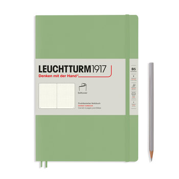 Leuchtturm1917 - Carnet de notes rigide B6+ - ligné - vert sauge