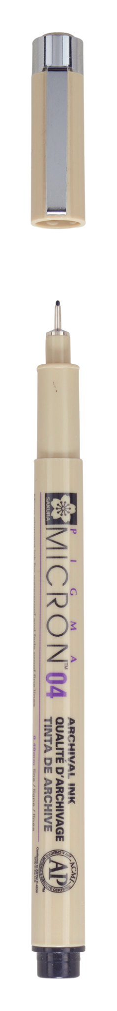 SAKURA Feutre Pigma Micron 04 Noir - 0,40 mm