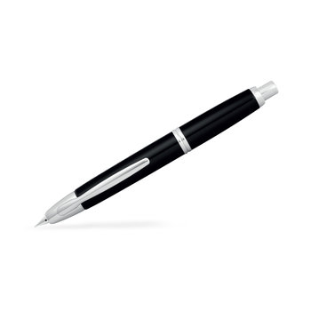 PILOT Capless Rhodié - Noir - Plume Moyenne - En Coffret