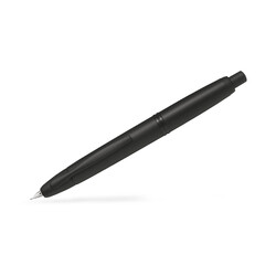 PILOT Capless Finitions Noires Mates - Noir - Plume Moyenne - En Coffret