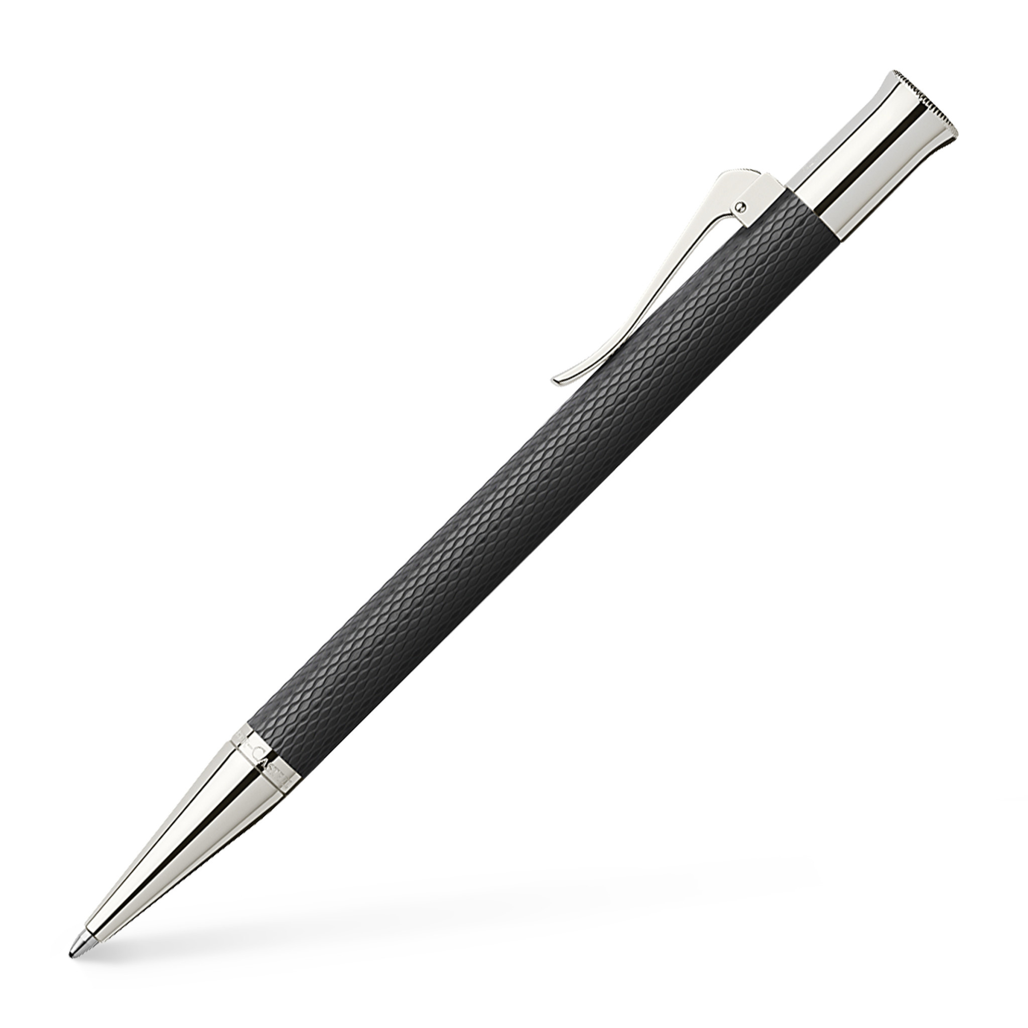 FABER CASTELL Stylo Bille Guilloché, noir