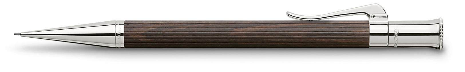 FABER CASTELL Porte-mine Grenadille plaqué platine