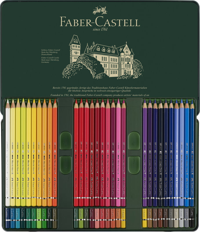 FABER CASTELL Crayons Couleur A. Dürer Boîte Métal 60X