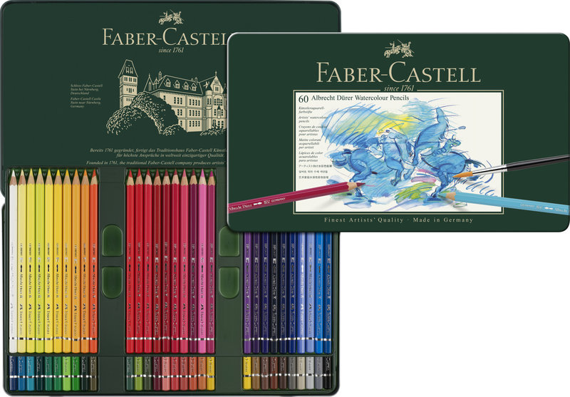 FABER CASTELL Color pencils A. Dürer metal box 60x