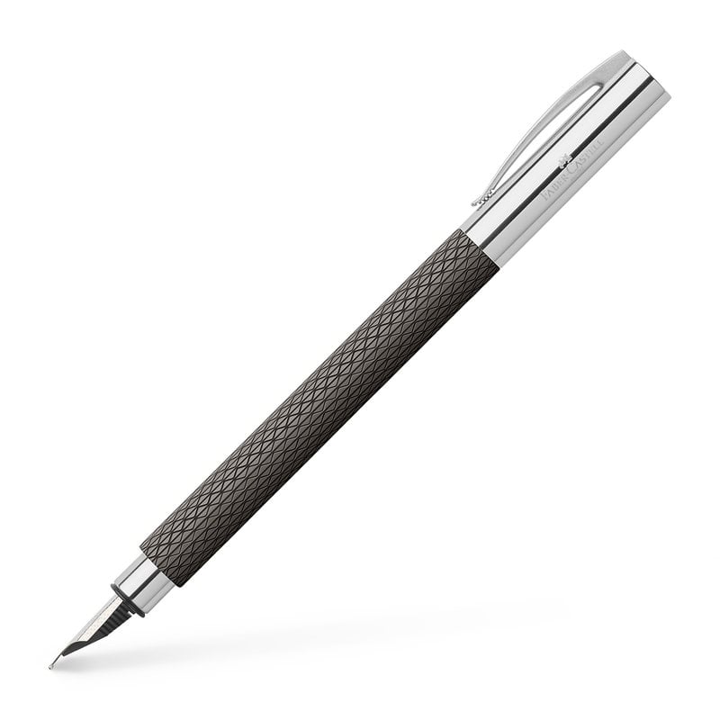 FABER CASTELL Fountain pen AMBITION OpArt Black Sand M