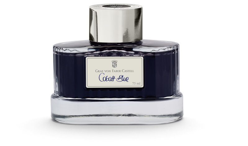 FABER CASTELL Flacon d’encre « Bleu cobalt » 75 ml