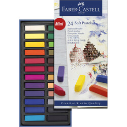 FABER CASTELL Demi pastel tendre boîte carton 24x