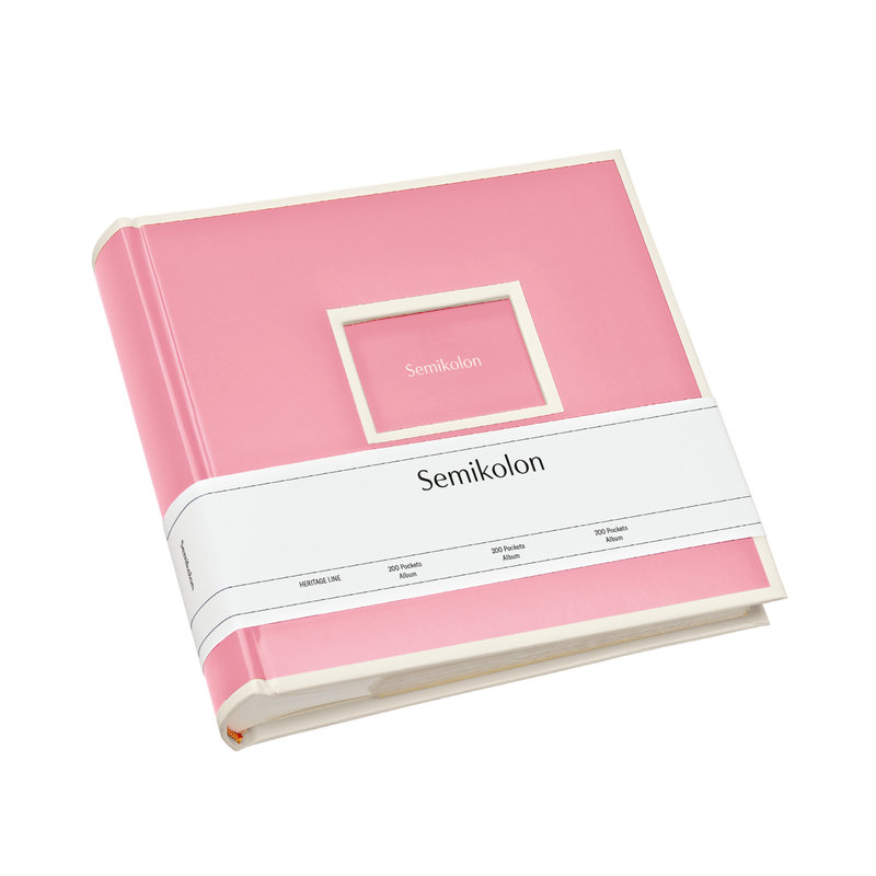 SEMIKOLON Photo Album 200 pockets - Flamingo Pink