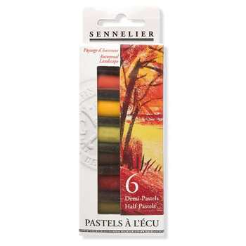 SENNELIER Set of 6 1/2 Ecu Autumn pastels