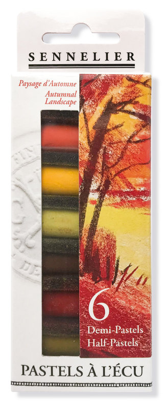 SENNELIER Etui 6 1/2 pastels Ecu Automne