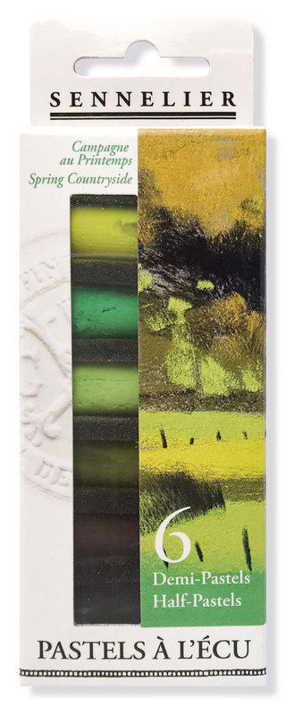 SENNELIER Etui 6 1/2 pastels Ecu Campagne au Printemps