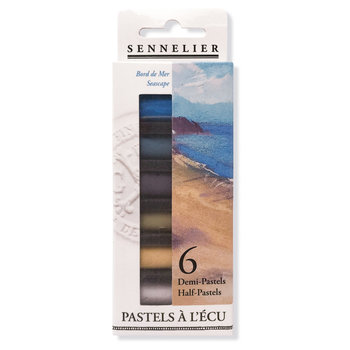 SENNELIER Set of 6 1/2 Ecu Seaside pastels
