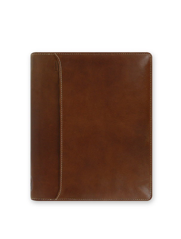 FILOFAX Organiseur Lockwood A5 Zip  - Cognac