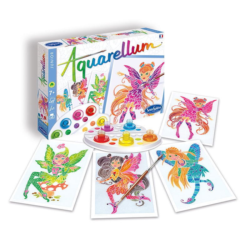 Aquarellum junior : les 3 mousquetaires (4 tableaux assortis) - Eveil/Les  kits créatifs - 7ème étoile