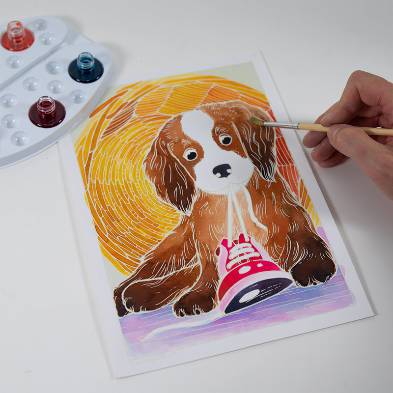 SENTOSPHERE Aquarellum Junior "Chiots"
