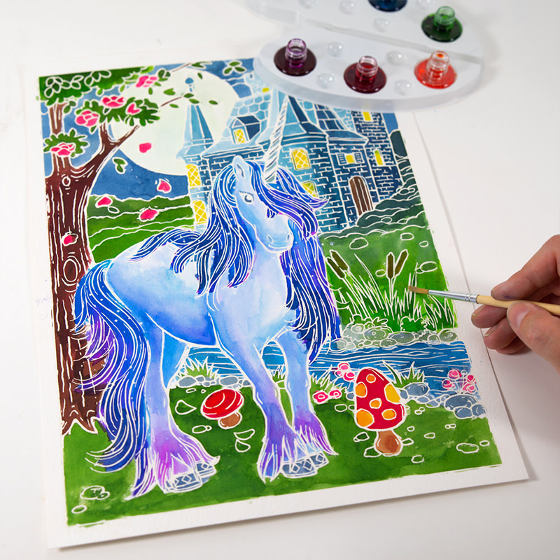 SENTOSPHERE Aquarellum Phospho Licornes