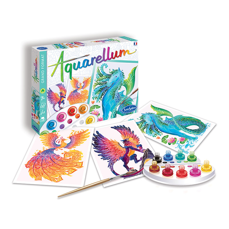 SENTOSPHERE Aquarellum "Animaux Mythiques"