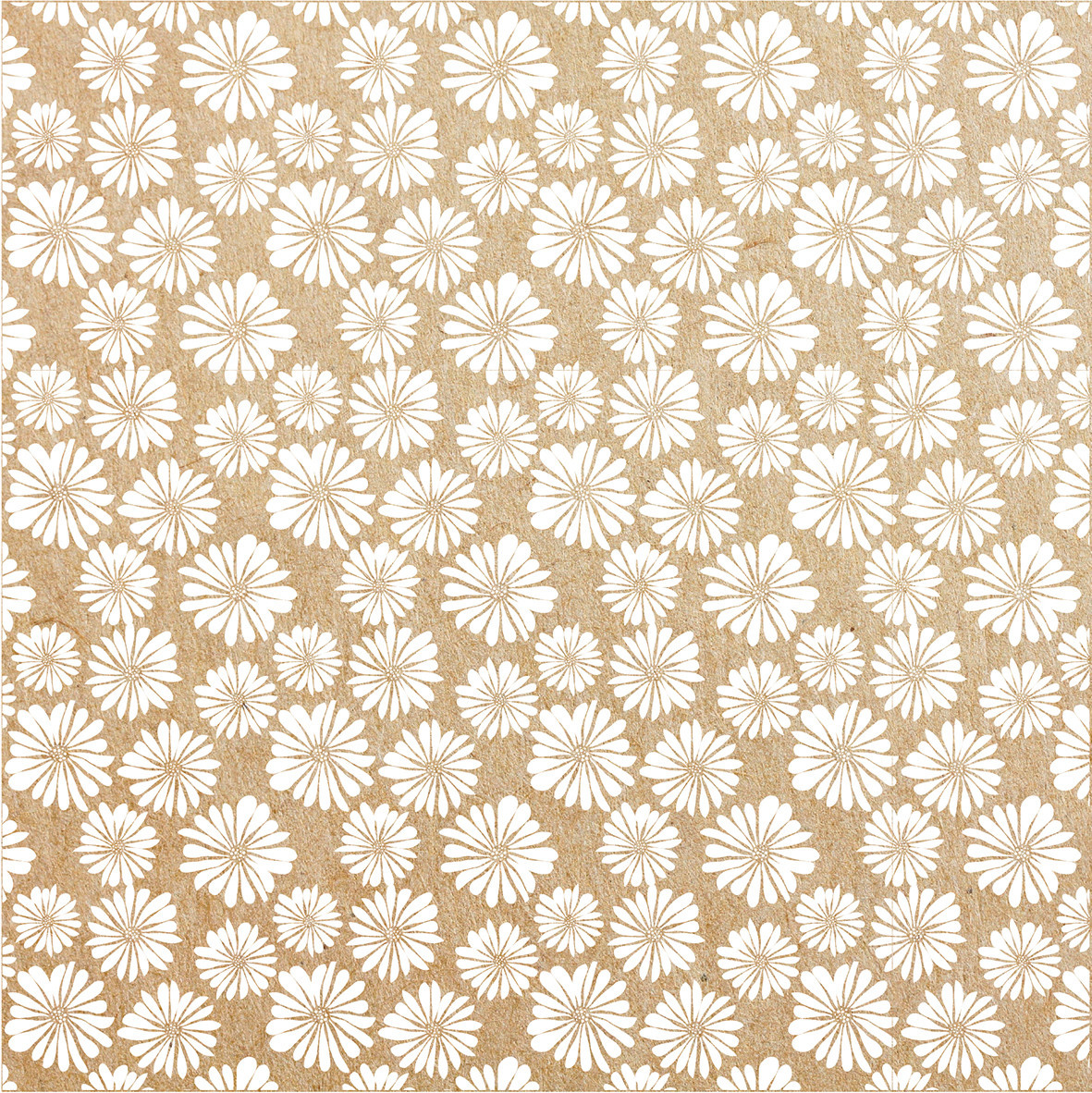 CLAIREFONTAINE Origami, Pochette De 60 Feuilles 10X10Cm  15X15Cm  20X20Cm 70G, Kraft Floral