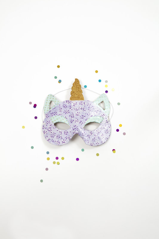 DECOPATCH Unicorn mask for children 0,1x15x14cm