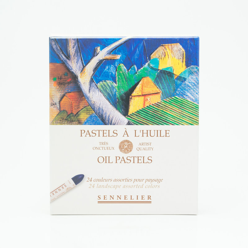 SENNELIER Boîte carton Pastel Huile Paysage 24 Pastels