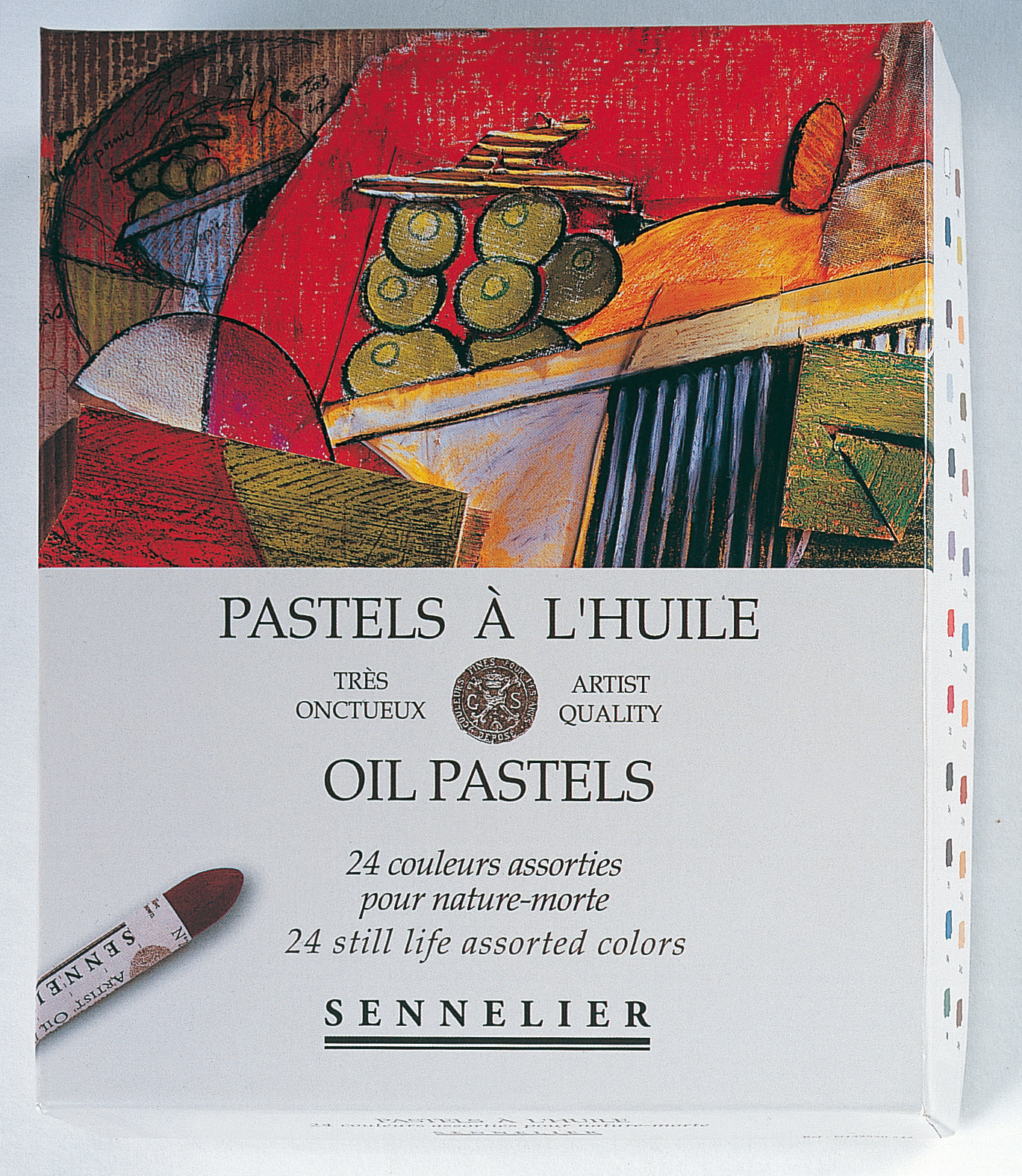 SENNELIER Boîte carton Pastel Huile Nature morte 24 Pastels