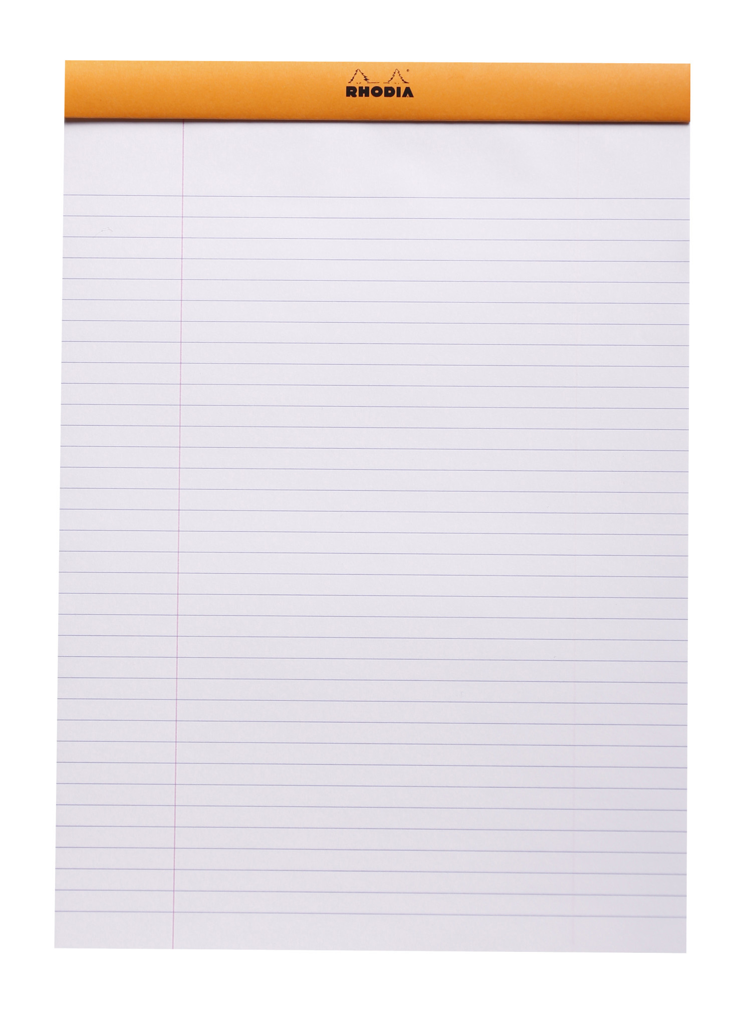 RHODIA Bloc Agrafé Rhodia Orange N°18 21X29,7 Cm 80 Feuillets Ligné Avec Marge 80 G