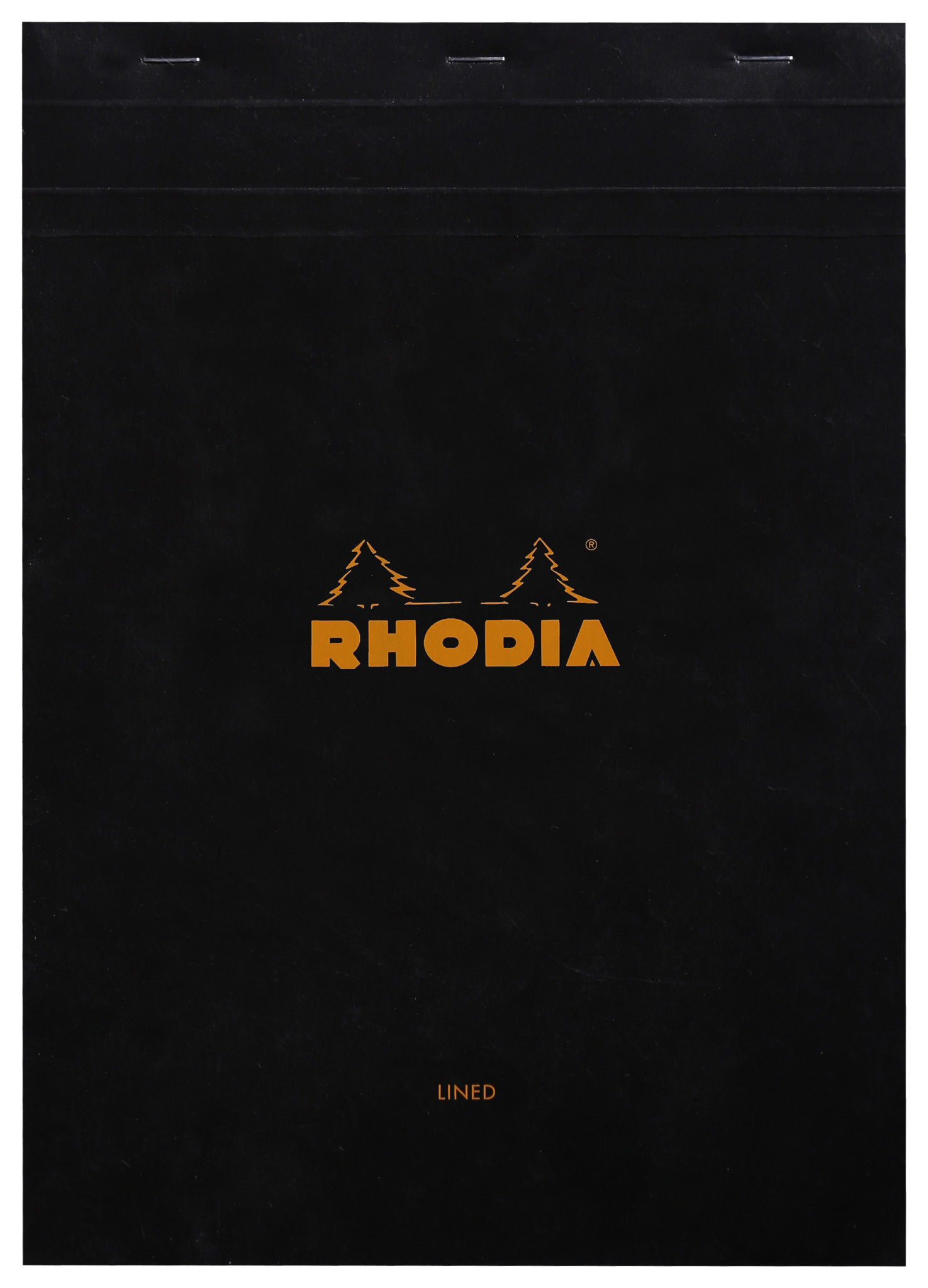 RHODIA Bloc Agrafé Rhodia Black N°18 21X29,7 Cm 80 Feuillets Ligné Avec Marge 80 G
