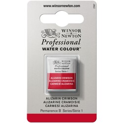 WINSOR & NEWTON Professional Aquarelle 1/2 Godet 004 Alizarine Cramoisie