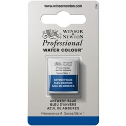 WINSOR & NEWTON Professional Aquarelle 1/2 Godet 010 Bleu d'Anvers