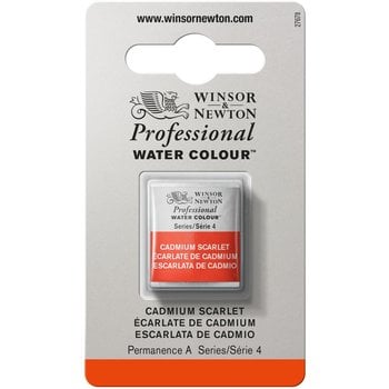 WINSOR & NEWTON Professional Aquarelle 1/2 Godet 106 Ecarlate de Cadmium